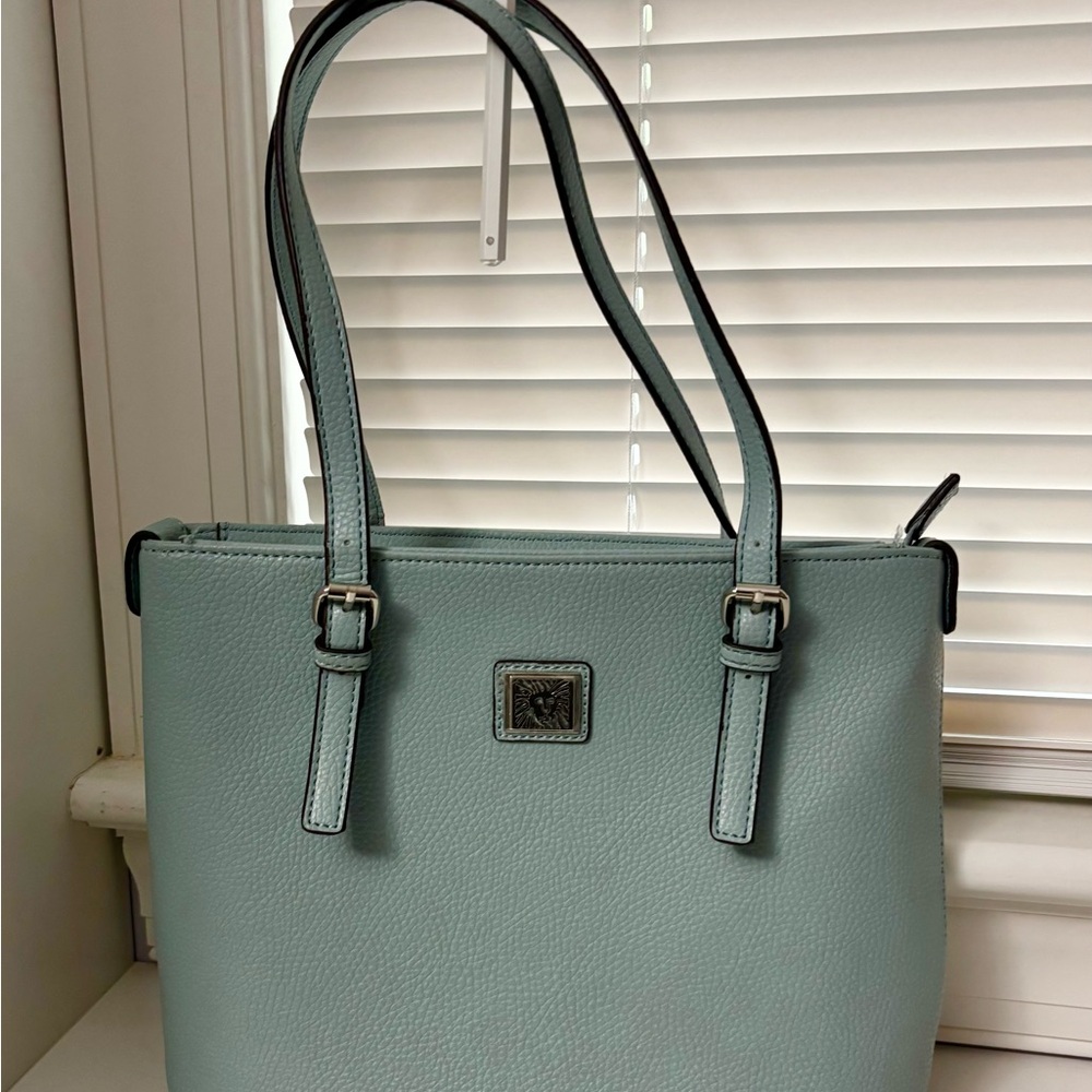 Anne Klein Aqua Blue Shoulder Bag